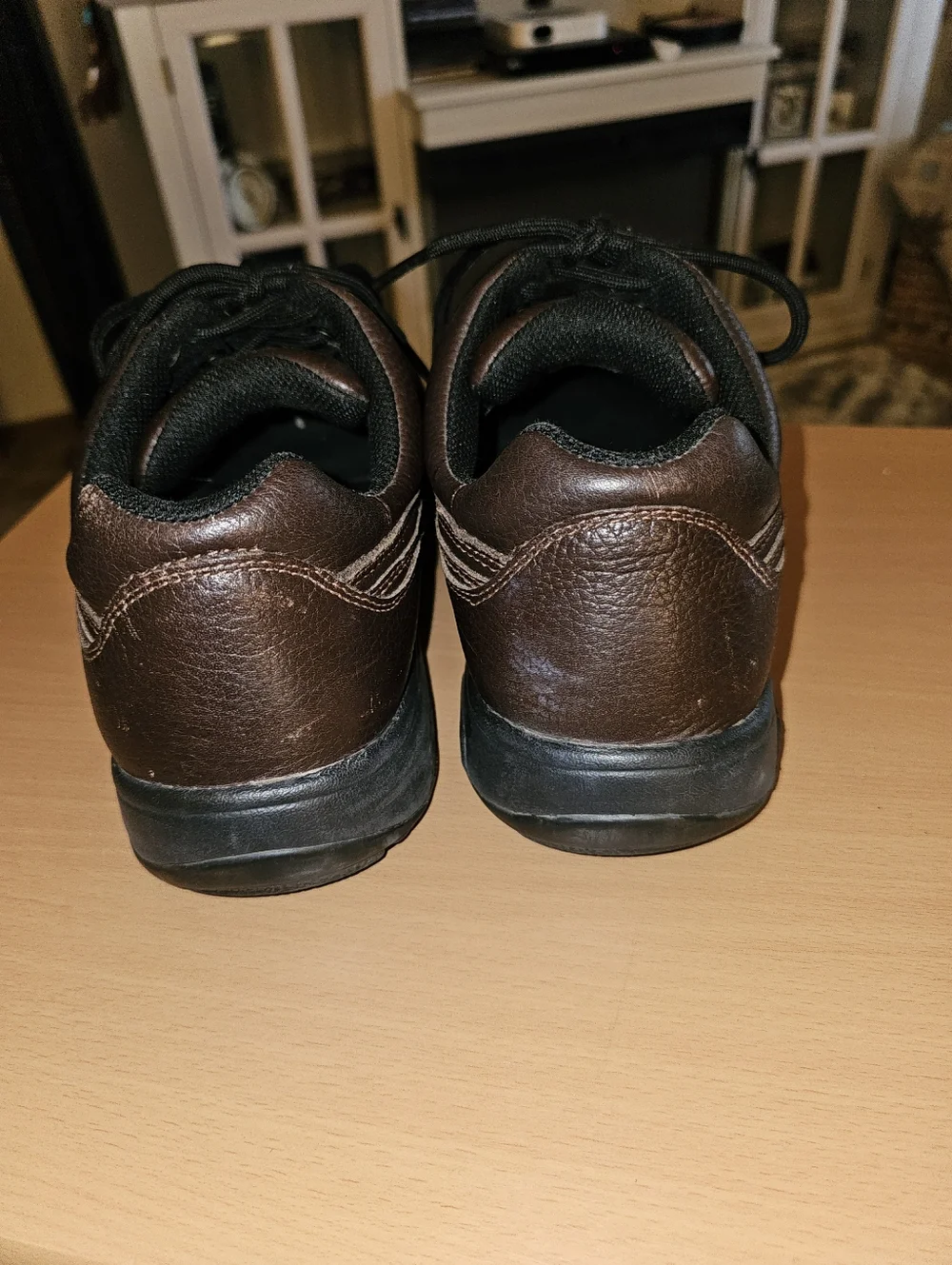 DUNHAM by Rockport Work Casual Brown Leather Oxfords Size 10 Waterproof